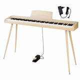 Mielczewski digitalpiano con patas de metal, beige