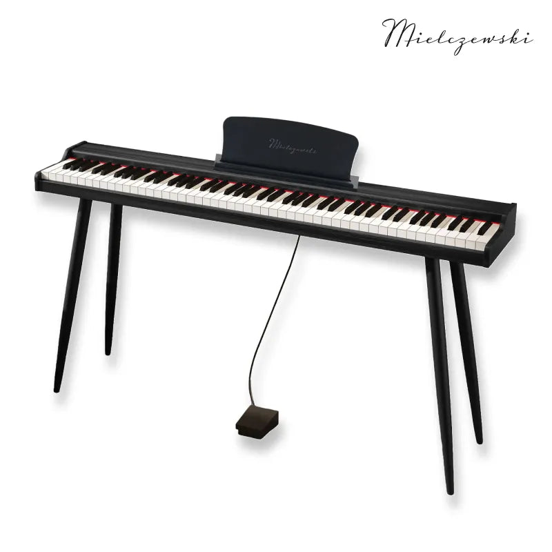 Mielczewski Canzonetta digitalpiano con patas, negro