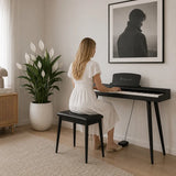 Mielczewski Canzonetta digitalpiano con patas, negro