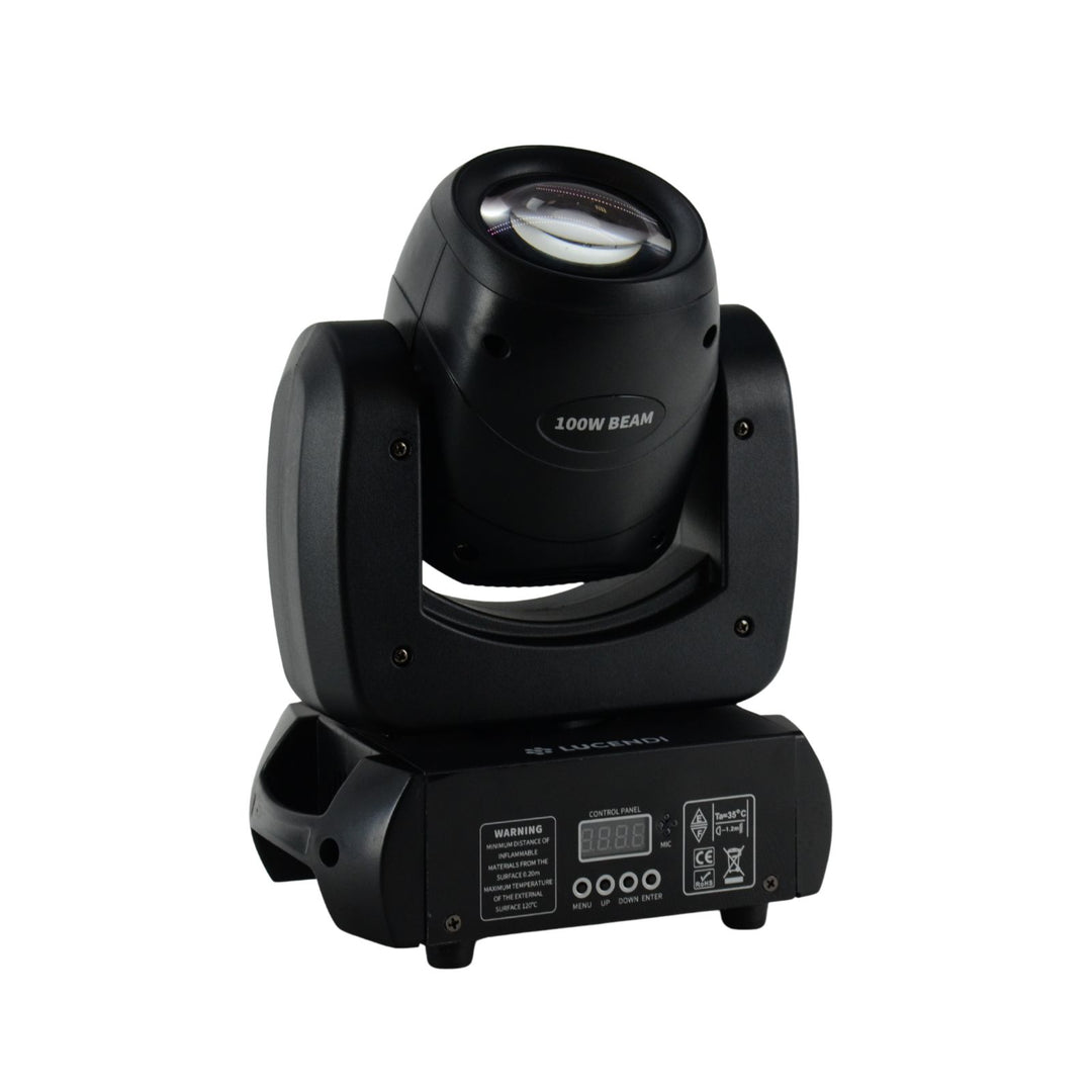 Lucendi BEAM100 moving head, set de 4 uds. y case