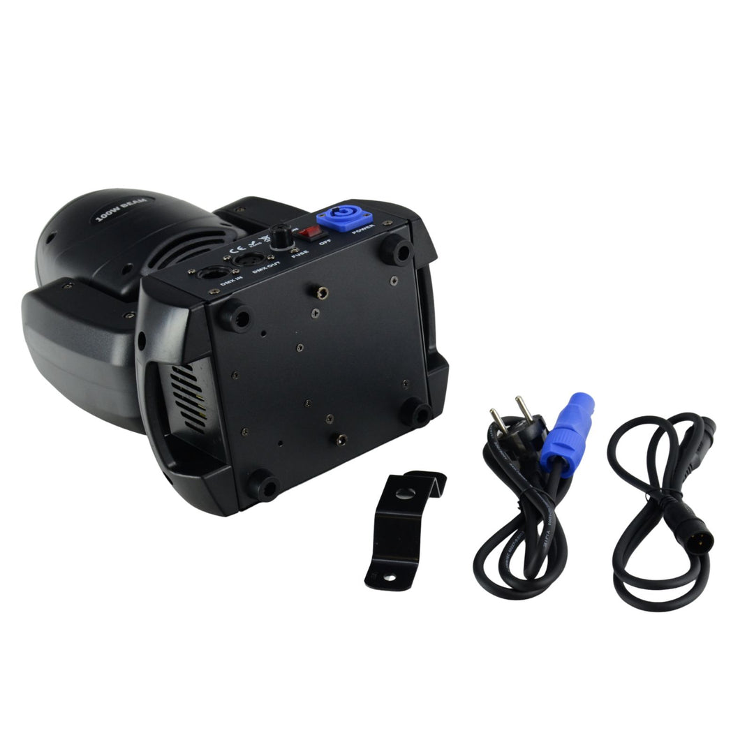 Lucendi BEAM100 moving head, set de 4 uds. y case