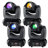 Lucendi BEAM100 moving head, set de 4 uds. y case