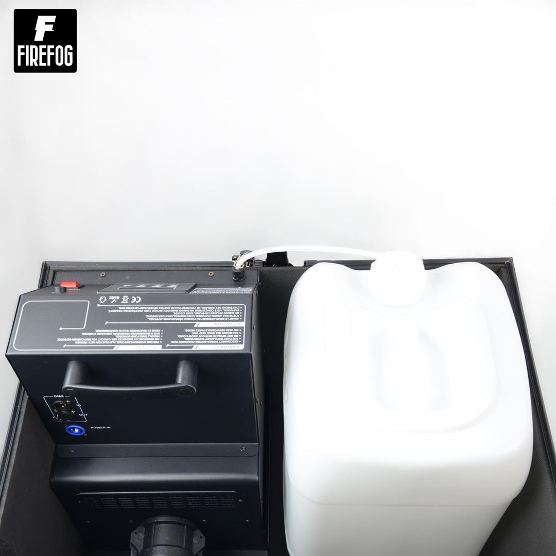 Máquina de nieve Firefog Snow Storm 1500 Pro de 1500 W en flightcase