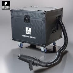 Máquina de nieve Firefog Snow Storm 1500 Pro de 1500 W en flightcase