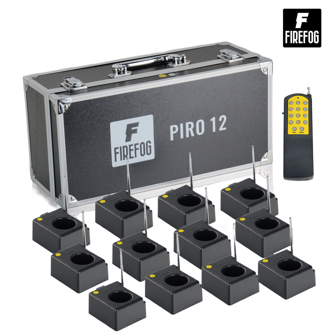 Firefog Piro 12 kit de encendido remoto para fuentes de chispas, 12 canales