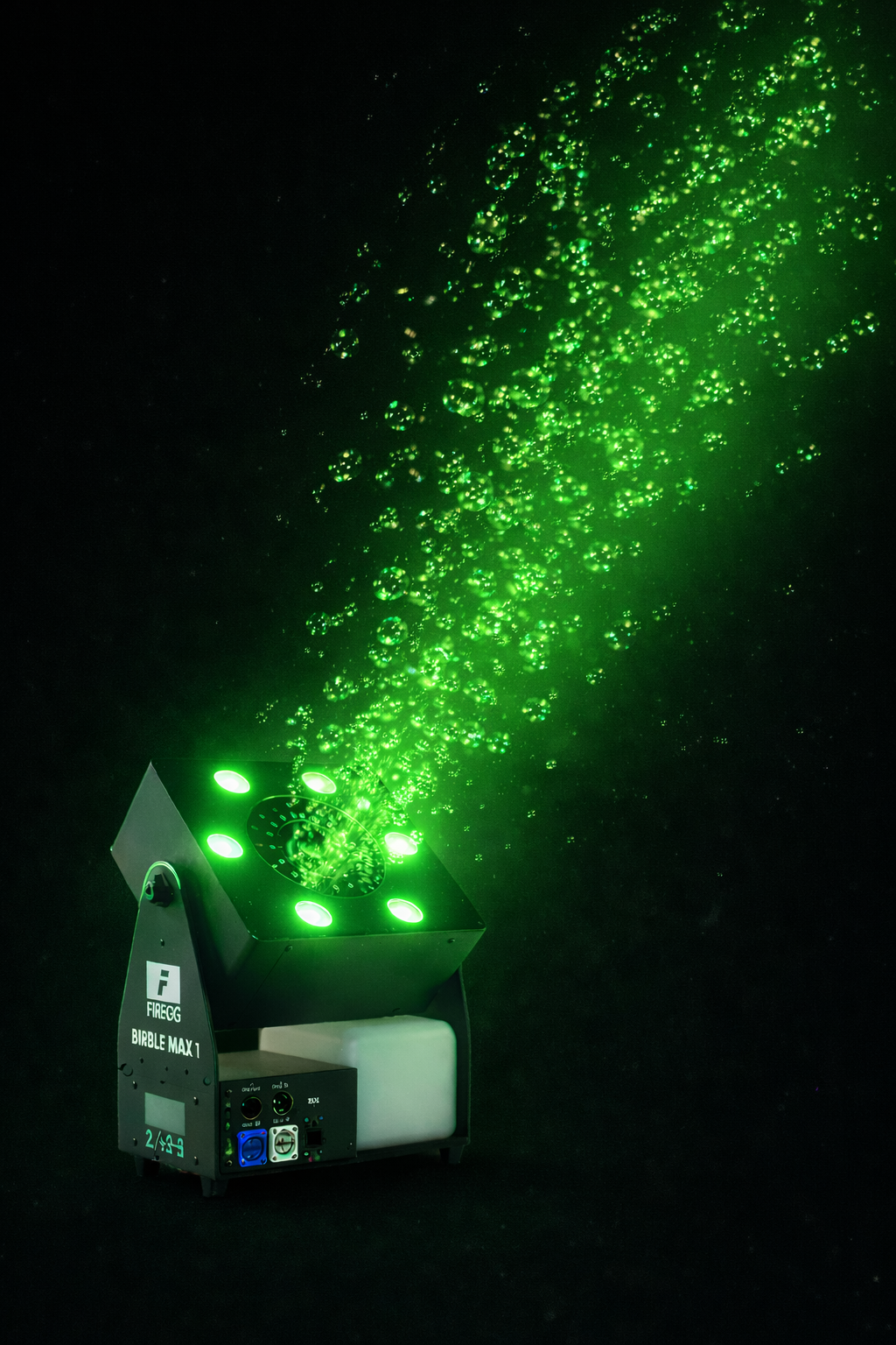 Firefog Bubble Max 1 máquina de burbujas con LED, DMX y mando a distancia