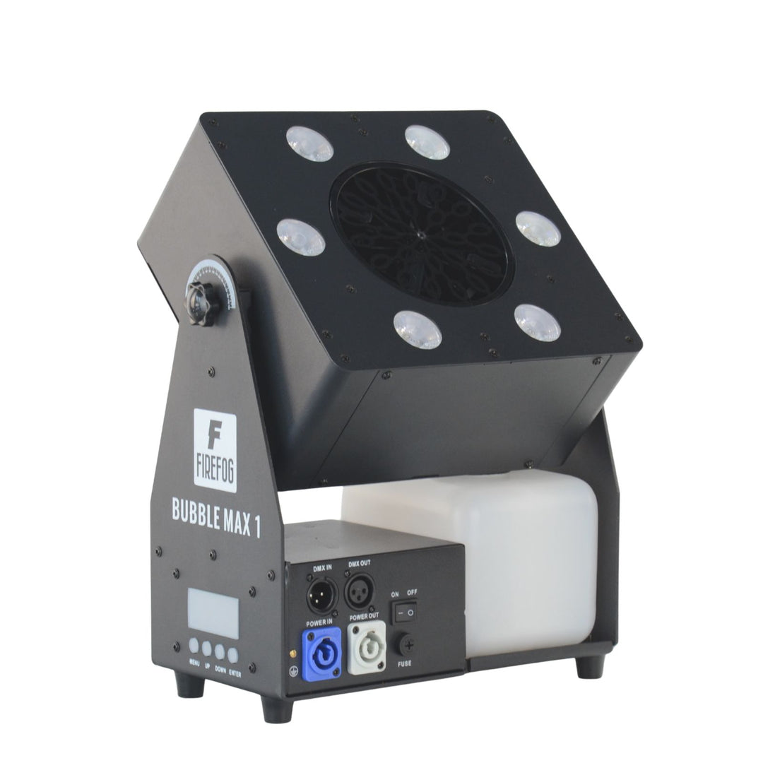 Firefog Bubble Max 1 máquina de burbujas con LED, DMX y mando a distancia