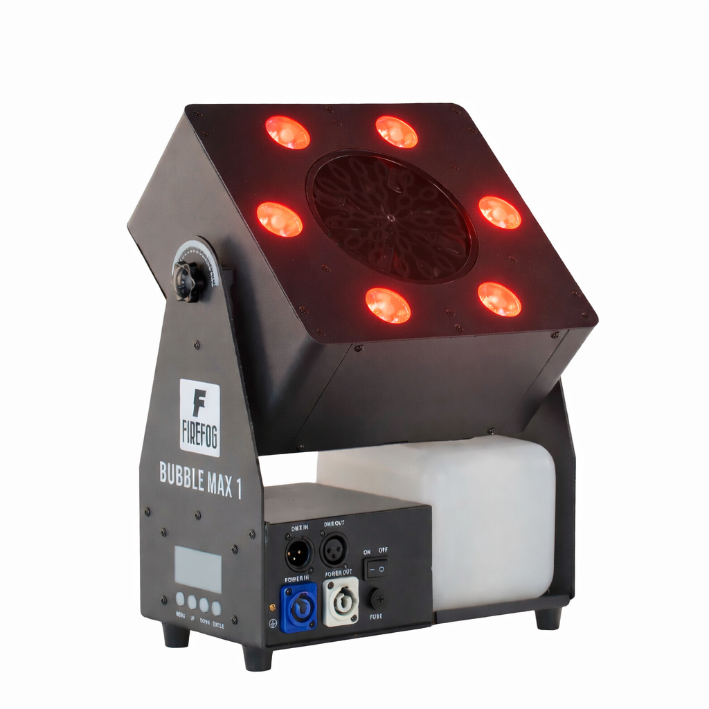 Firefog Bubble Max 1 máquina de burbujas con LED, DMX y mando a distancia