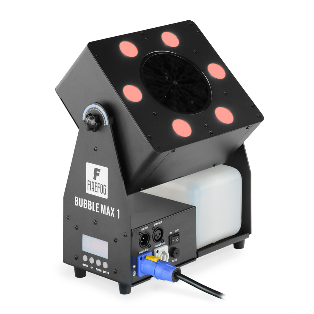 Firefog Bubble Max 1 máquina de burbujas con LED, DMX y mando a distancia