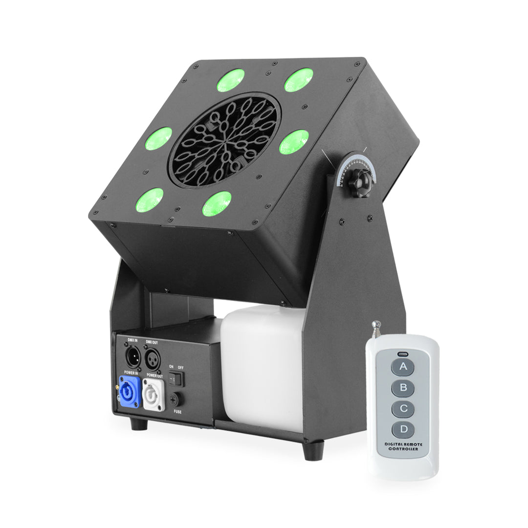 Firefog Bubble Max 1 máquina de burbujas con LED, DMX y mando a distancia