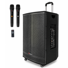 Audioport V15 altavoz activo portátil de 500 W con 2 micrófonos