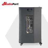 Audioport V15 altavoz activo portátil de 500 W con 2 micrófonos