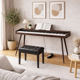 Mielczewski Virelai digitalpiano con patas, marrón oscuro