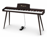 Mielczewski Virelai digitalpiano con patas, marrón oscuro