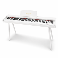 Piano digital Mielczewski Virelai con patas, blanco