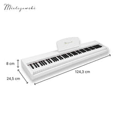 Mielczewski Canzona digitalpiano, blanco