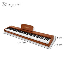 Mielczewski Canzona digitalpiano, caoba clara