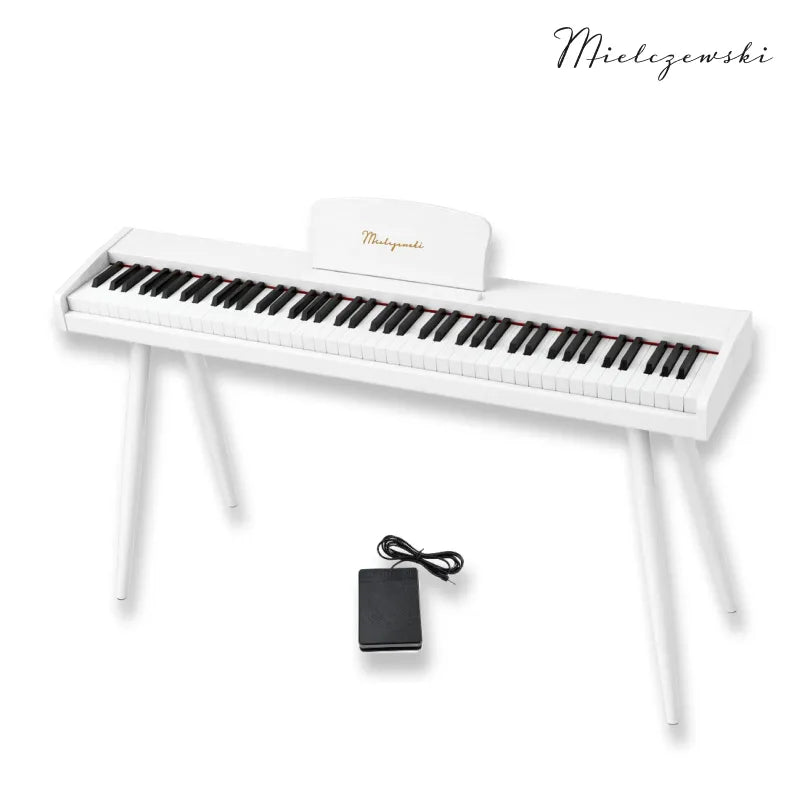 Mielczewski Canzonetta digitalpiano con patas, blanco