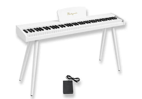 Mielczewski Canzonetta digitalpiano con patas, blanco