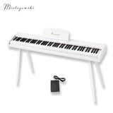 Mielczewski Canzonetta digitalpiano con patas, blanco