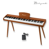 Mielczewski Canzonetta digitalpiano con patas, caoba clara