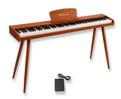 Mielczewski Canzonetta digitalpiano con patas, caoba clara
