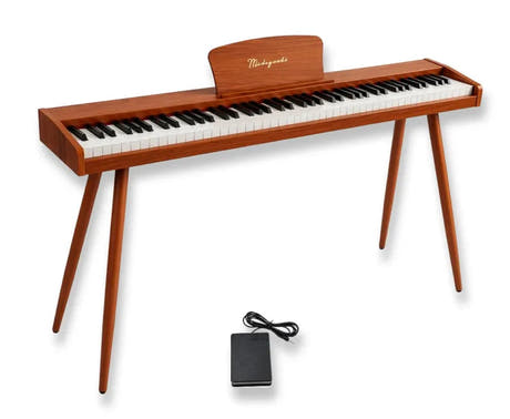 Mielczewski Canzonetta digitalpiano con patas, caoba clara