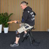 Hardman SB207 reposapiés para guitarra con reposapiés y soporte para guitarra.