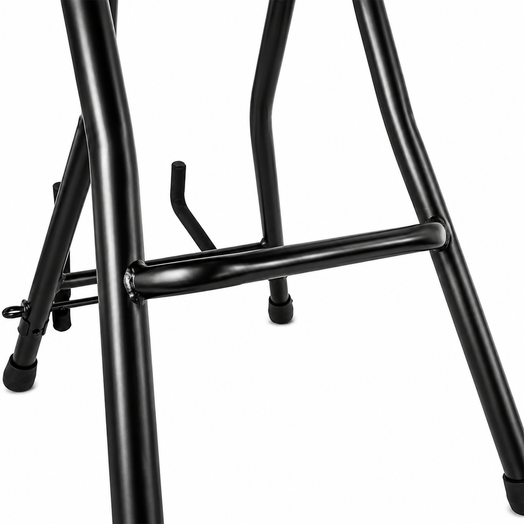 Hardman SB207 reposapiés para guitarra con reposapiés y soporte para guitarra.