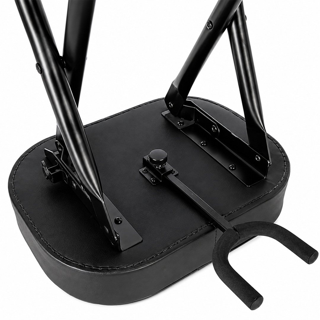 Hardman SB207 reposapiés para guitarra con reposapiés y soporte para guitarra.
