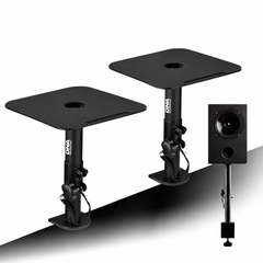 Soportes para monitores de estudio con abrazadera de mesa (2 uds.)