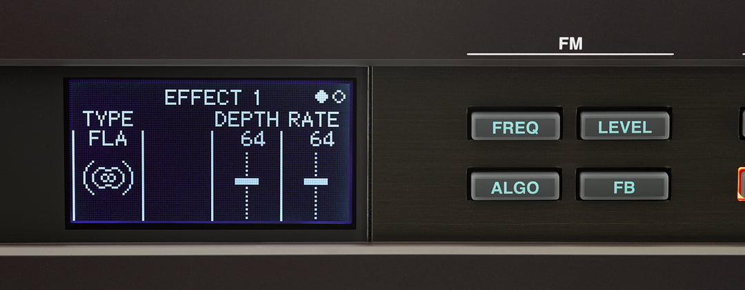Yamaha Reface DX Synth Teclados (Negro)