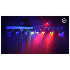 Light4Me T-Bar LED PAR Derby Láser MultiBar