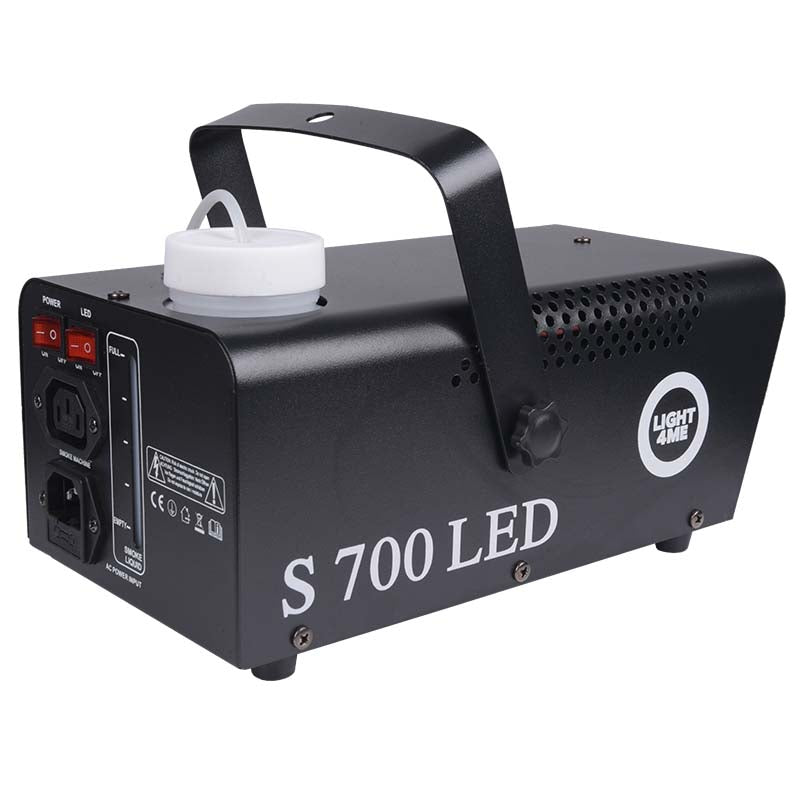 LIGHT4ME S 700W LED generador de efectos de máquina de humo y niebla con mando a distancia