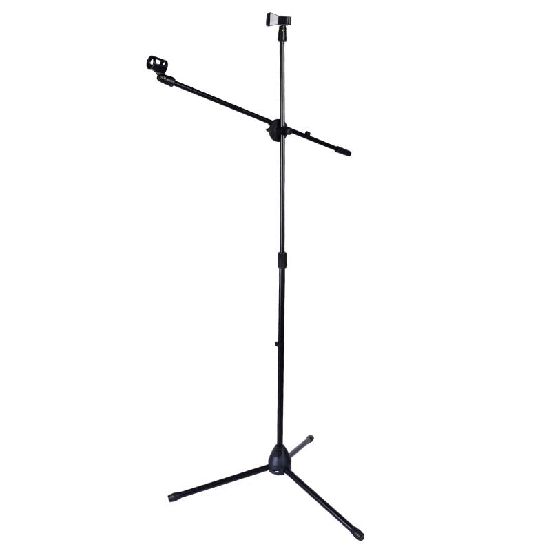 NN M2 soporte doble para micrófonos con jirafa para 2 micrófonos