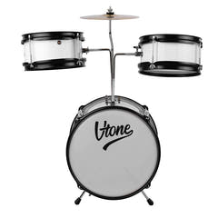 V-TONE VD Junior WH Batería infantil – Batería acústica blanca para niños