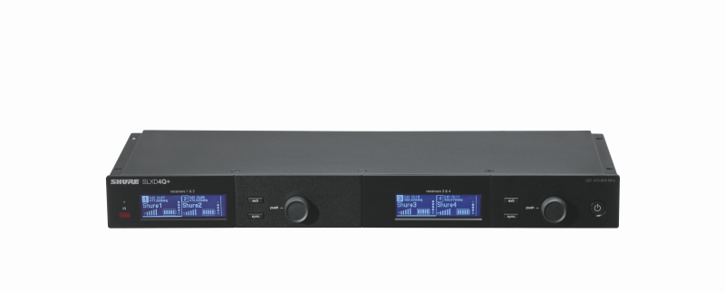 Shure SLXD4Q Receptor Cuádruple (G65)