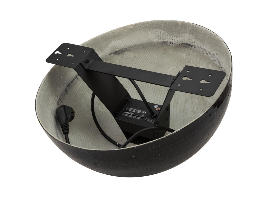 EUROLITE Bola de espejos semicircular 40cm black motorizada