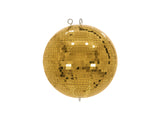 EUROLITE Set bola de espejos dorada de 30cm con stand y cover para trípode negro