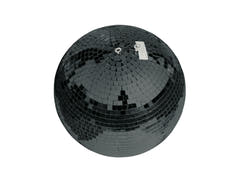 EUROLITE Set bola de espejos de 30cm negra con stand de escenario variable + Cover negra