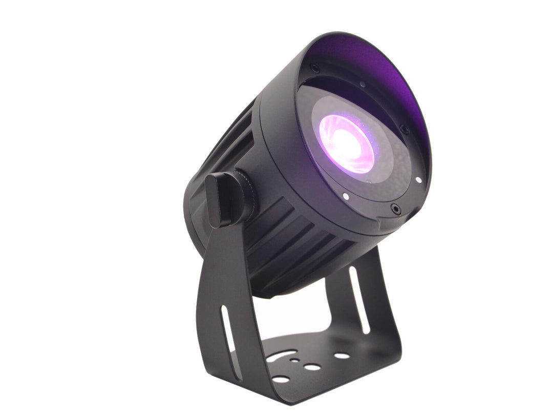 EUROLITE LED Foco exterior 15W RGBW QuickDMX con estaca