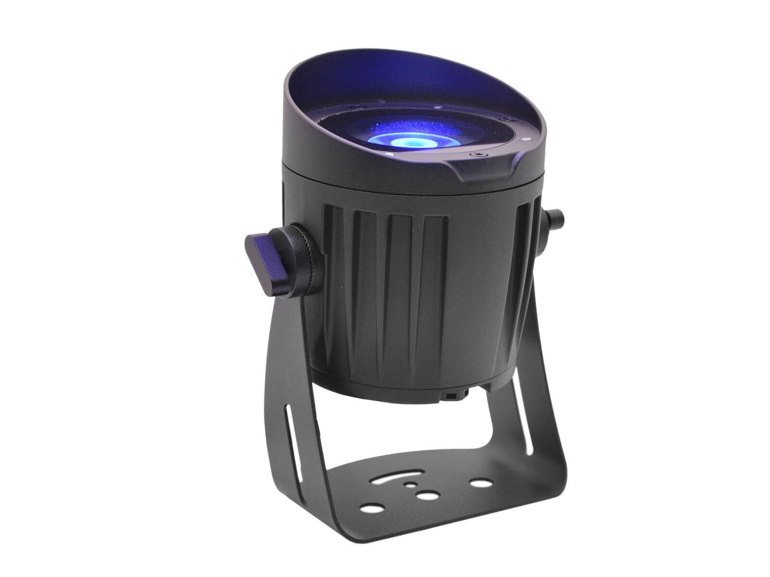 EUROLITE LED Foco exterior 15W RGBW QuickDMX con estaca