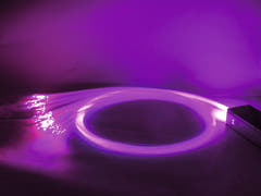 Luz de fibra LED EUROLITE FIB-450 RGB DMX