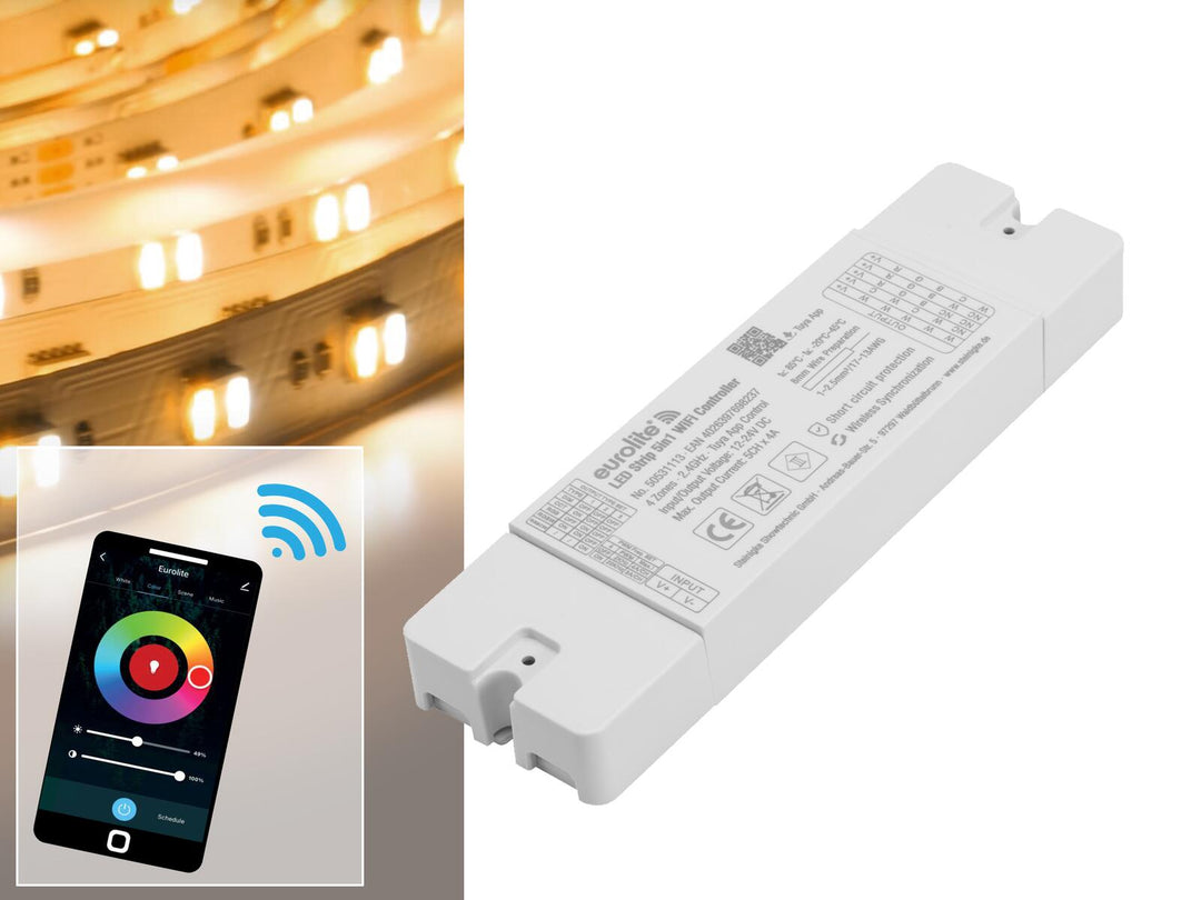 EUROLITE Set LED Strip 5en1 WiFi Controller + Remote Control Zone