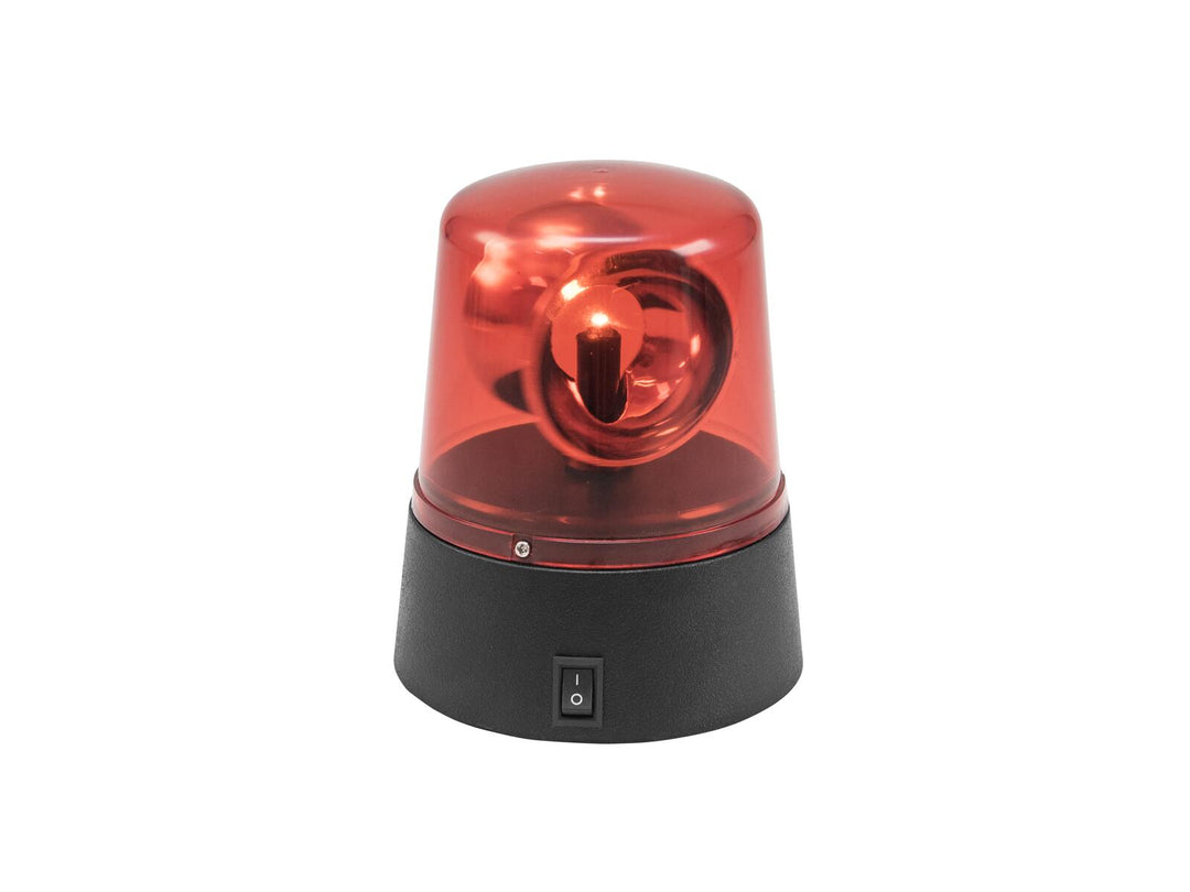 EUROLITE LED Mini Baliza policial roja USB/Batería
