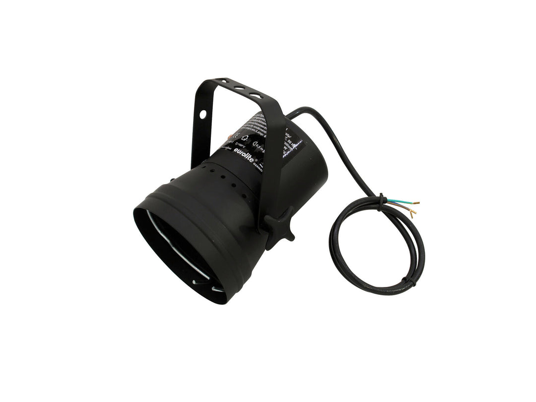 EUROLITE T-36 Pinspot con cable, negro