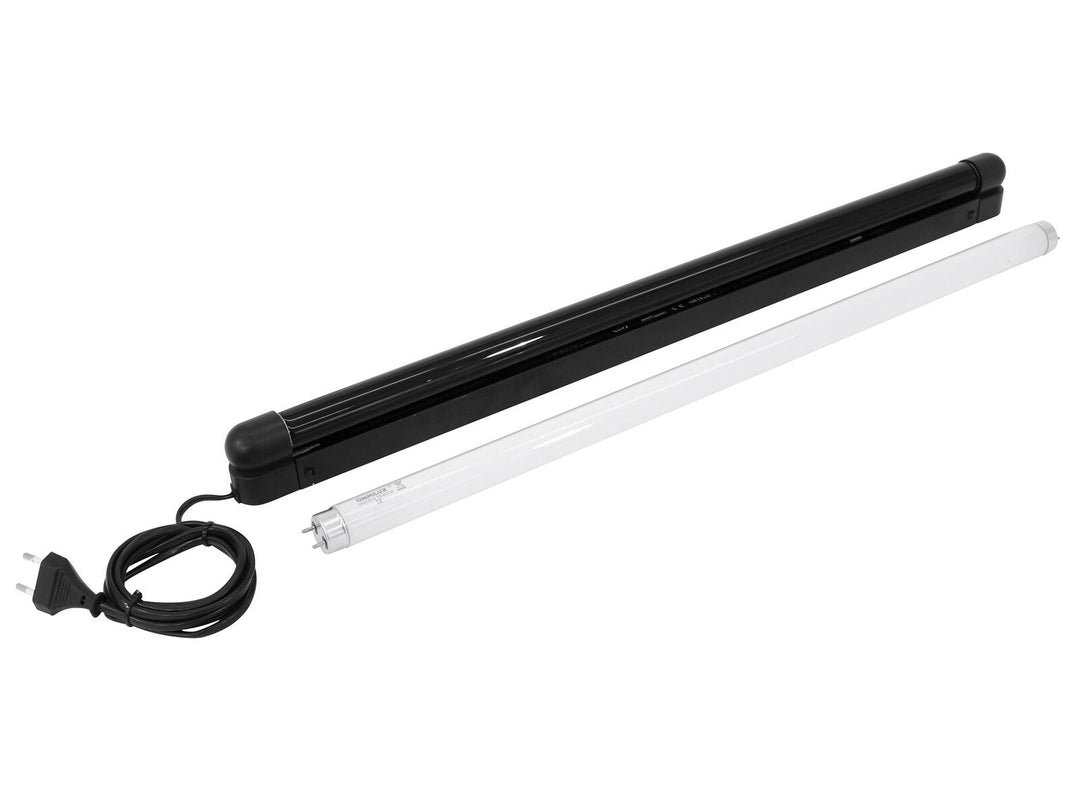 EUROLITE Foco completo 60cm 18W UV fino y blanco