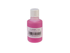 EUROLITE tinta UV-activa para sellos, rojo transparente, 50ml