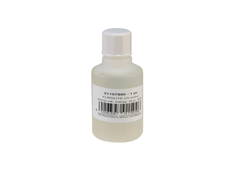 Tinta para sellos activa con UV EUROLITE, azul transparente, 50ml