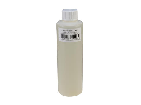 Tinta para sellos activa con UV EUROLITE, azul transparente, 250ml
